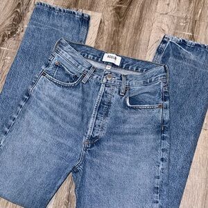 AGOLDE 90's Pinch Waist High Rise Straight Jeans in Soul size 24